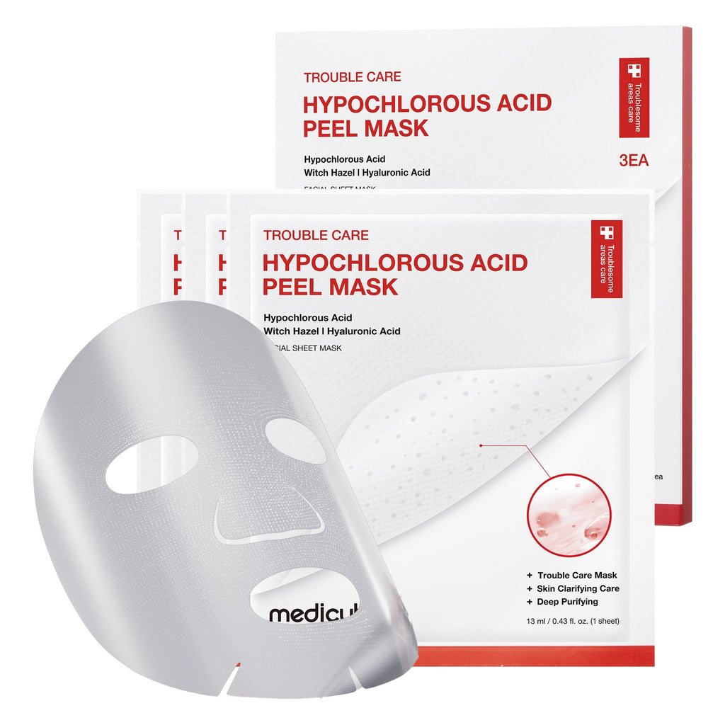 Maschera peeling all'Acido Ipocloroso