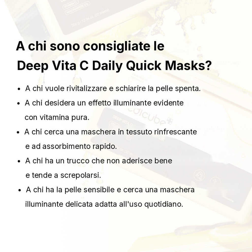 Maschere Deep Vita C Daily Quick