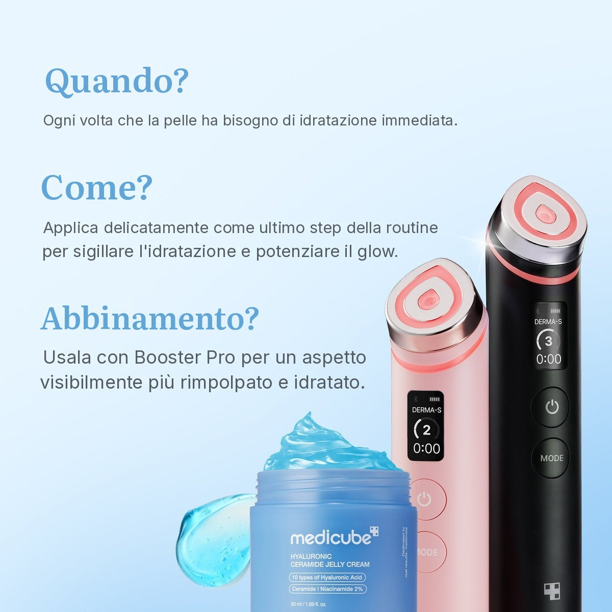 Crema gel idratante all'Acido Ialuronico e Ceramidi
