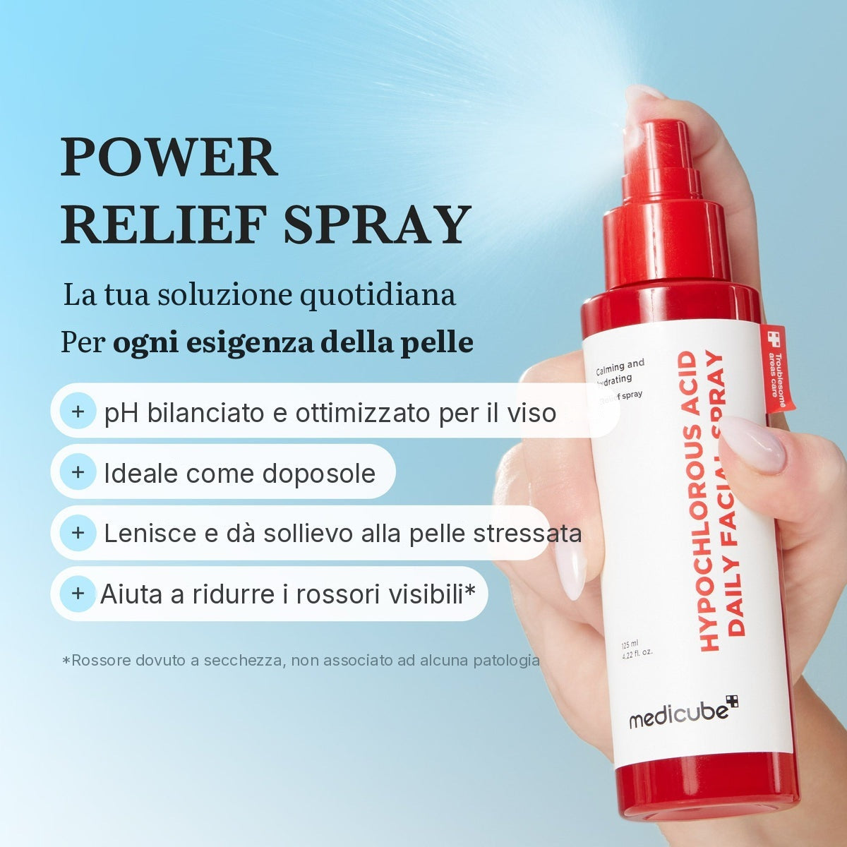Spray lenitivo Power all'Acido Ipocloroso