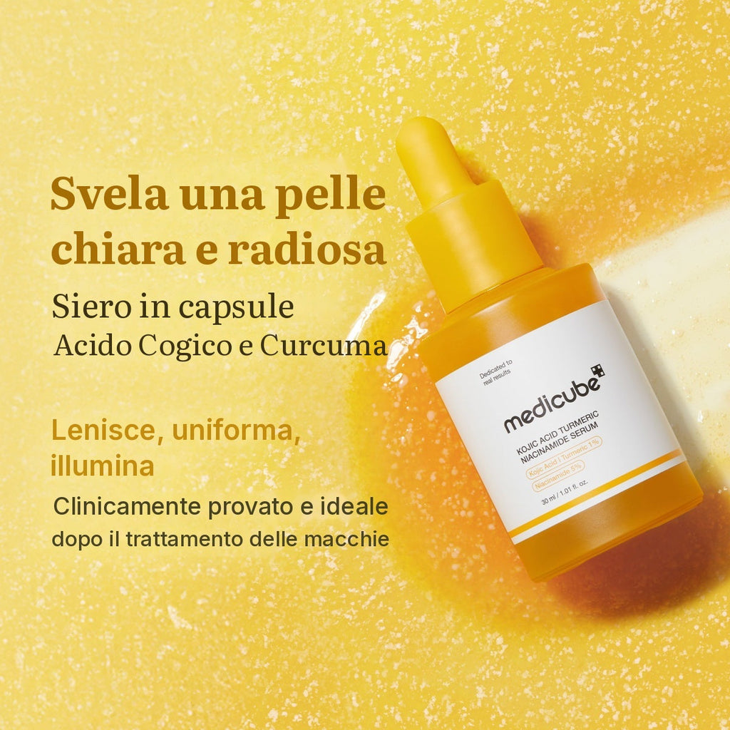 Siero in capsule Acido Cogico e Curcuma