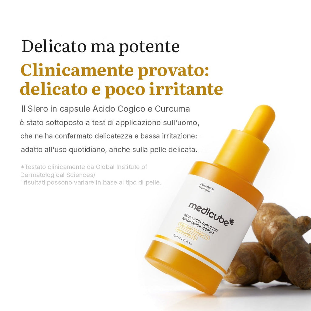 Siero in capsule Acido Cogico e Curcuma