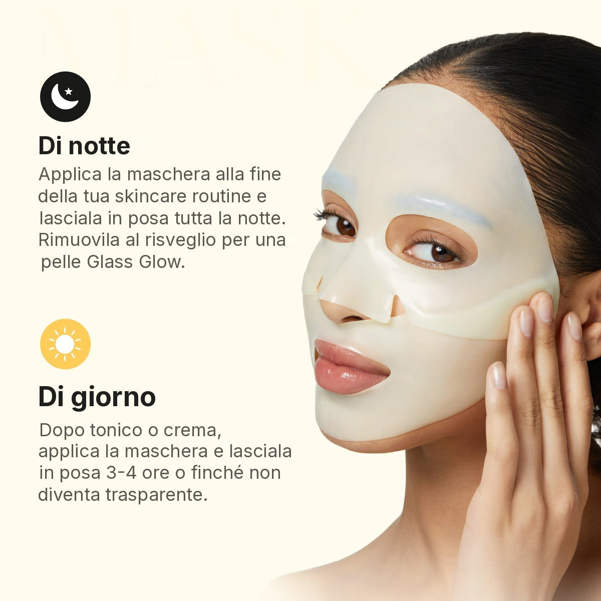 Maschera in gel Gold Jelly Acido Cogico e Curcuma