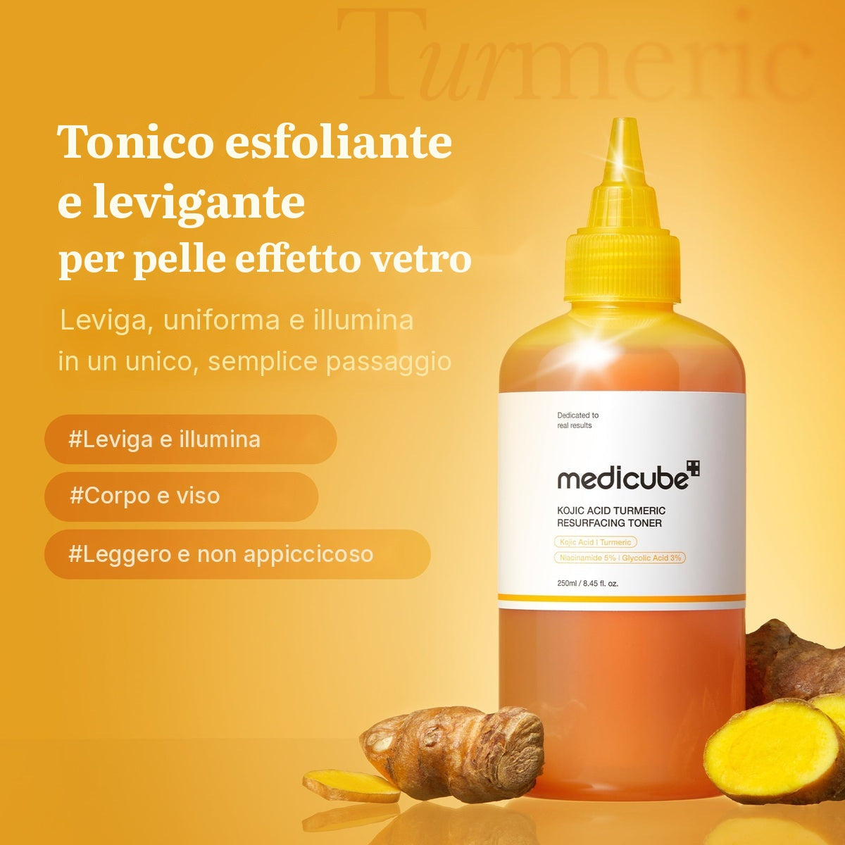 Tonico Acido Cogico e Curcuma