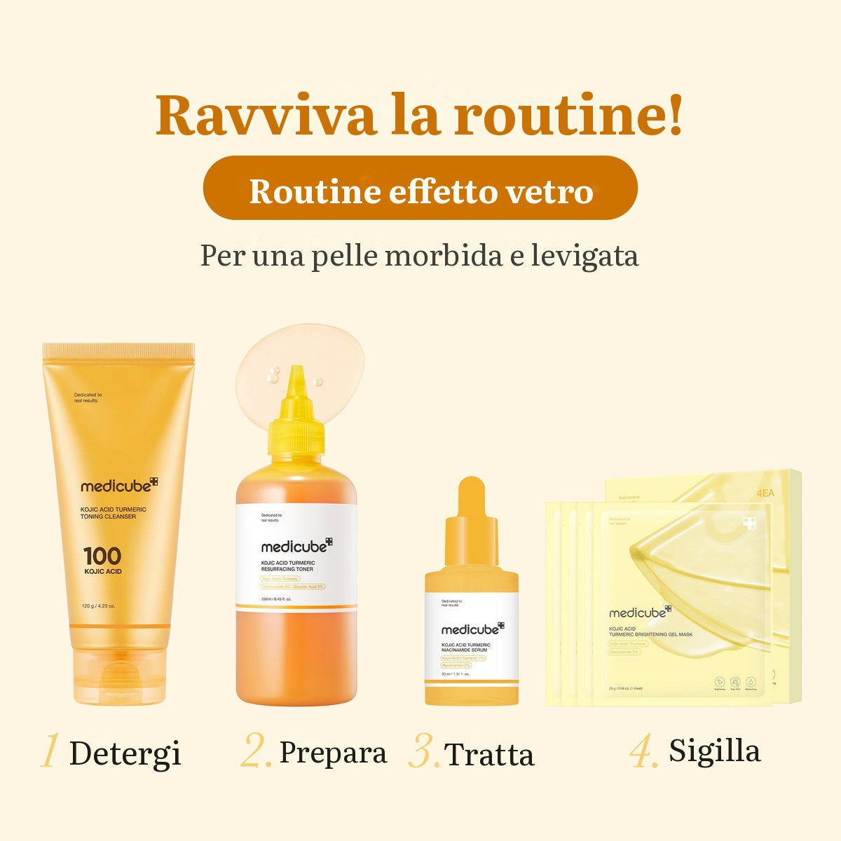 Tonico Acido Cogico e Curcuma