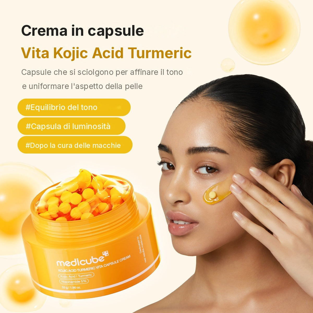 Crema in capsule Vita Acido Cogico e Curcuma