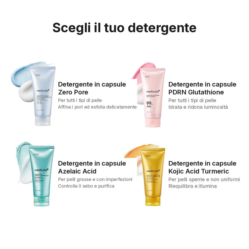 Schiuma detergente in capsule Vita Acido Cogico e Curcuma