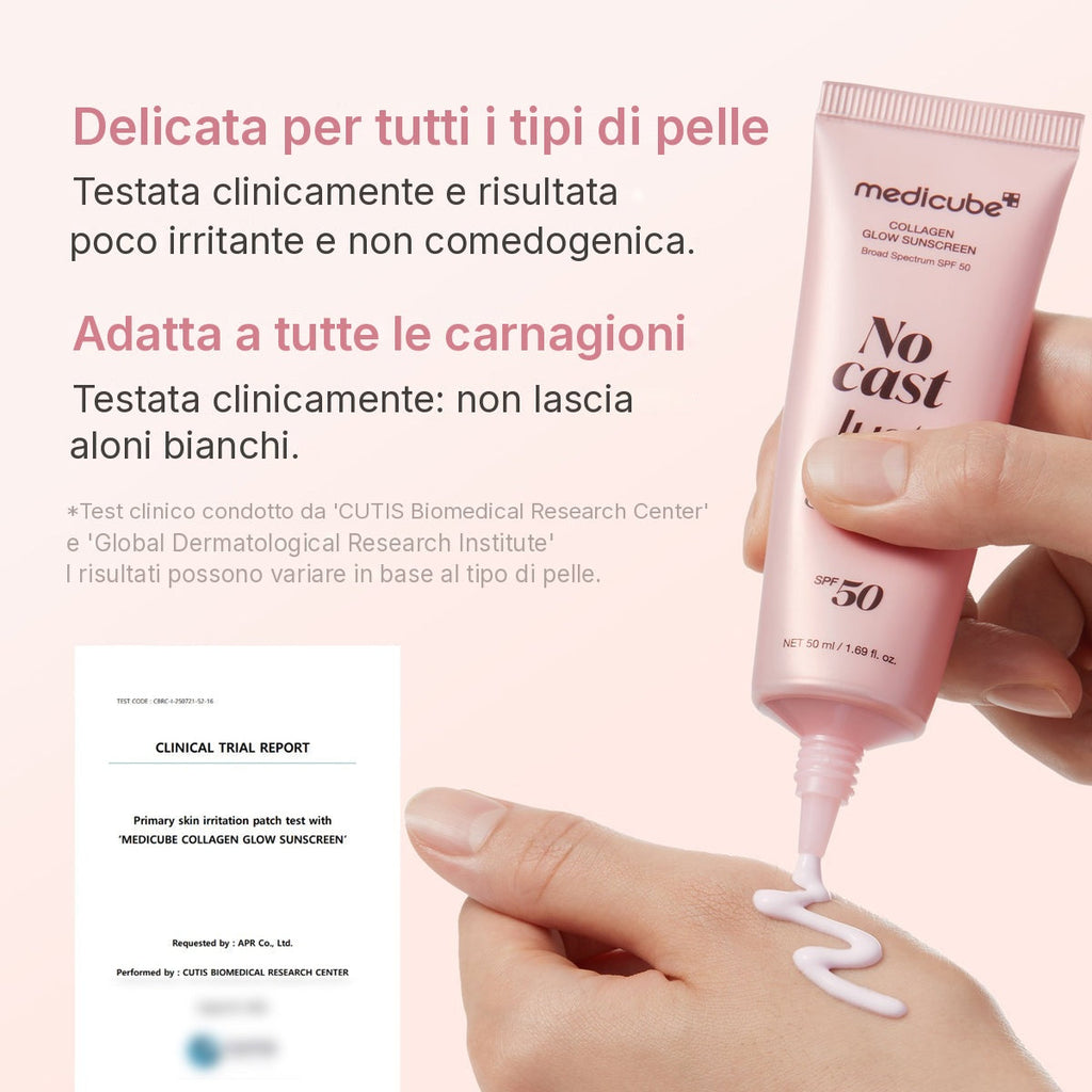 Protezione solare al collagene No Cast Just Glow