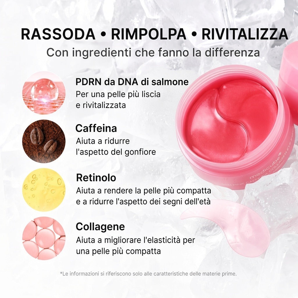 Patch occhi PDRN Caffeina e Collagene