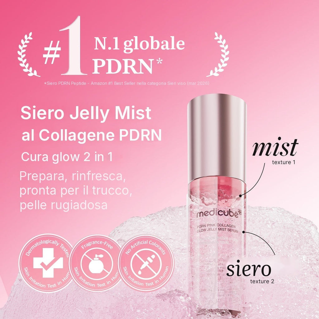 Siero spray PDRN Pink Collagen Glow Jelly