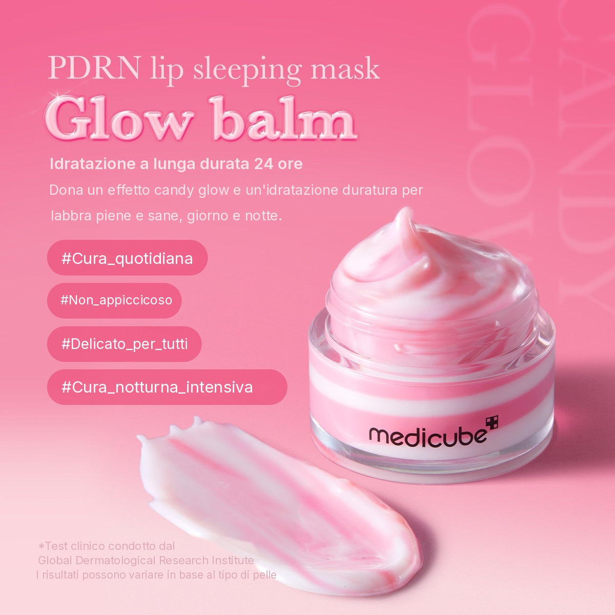 Maschera labbra notte PDRN