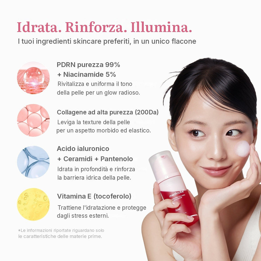 Siero PDRN Pink Collagen Bubble