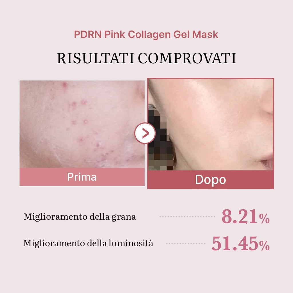 Maschera in gel Jelly PDRN Pink Collagen al Salmone