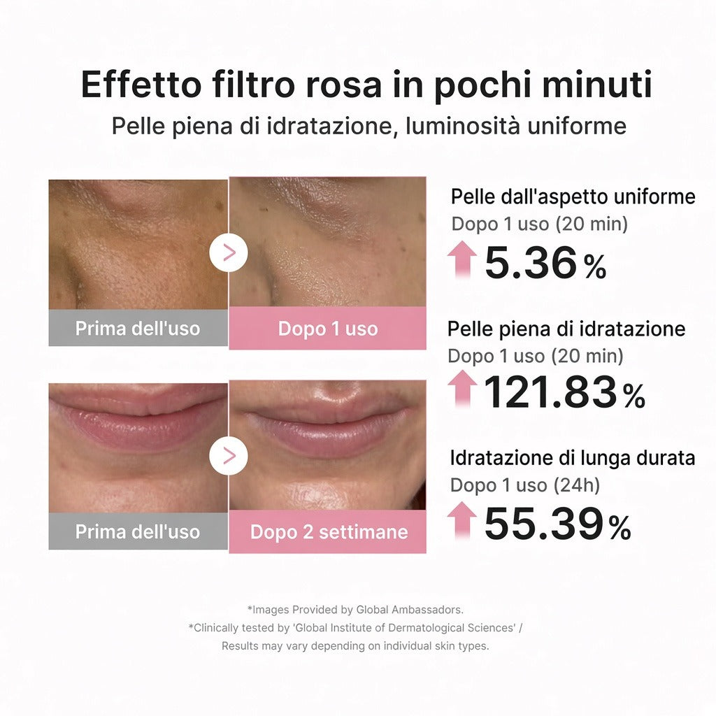 Maschera in fiala PDRN Pink ai Peptidi