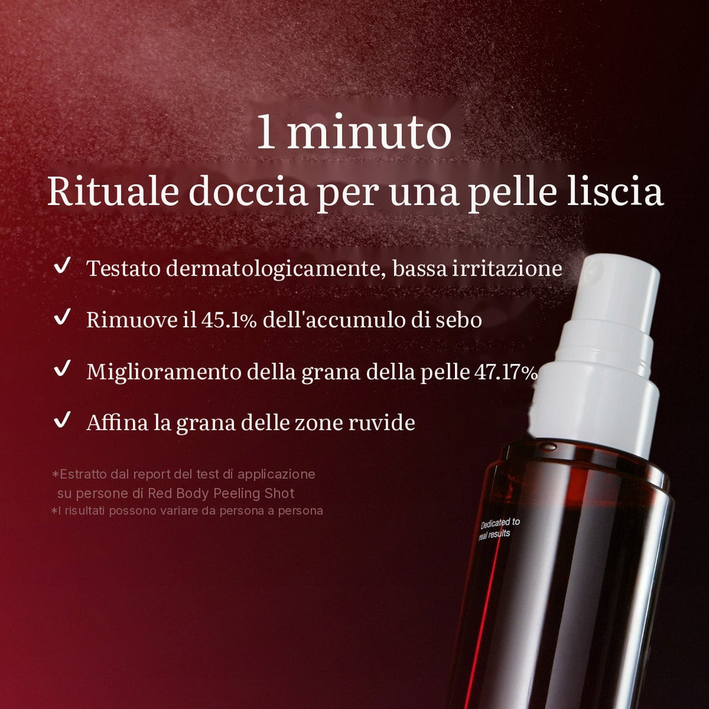 Detergente corpo Red Peeling Shot