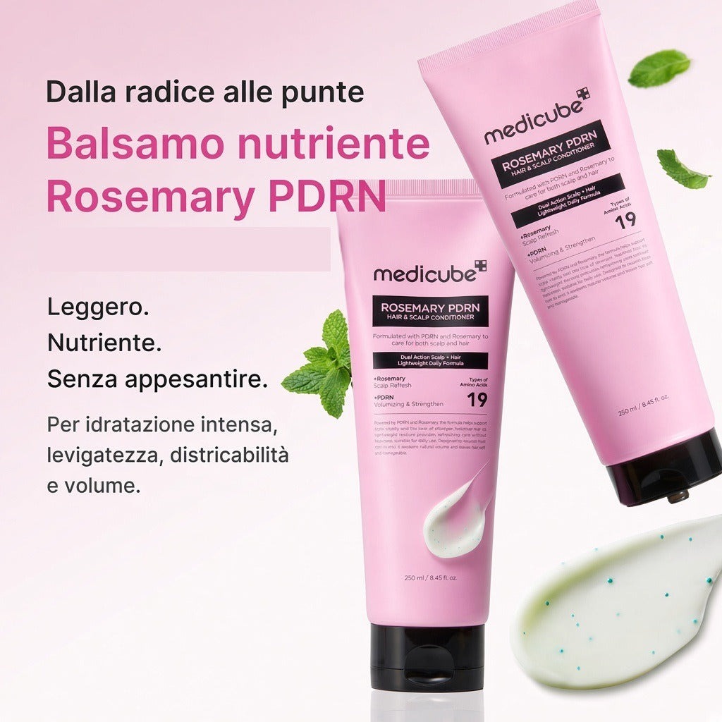 Balsamo capelli e cute Rosmarino PDRN