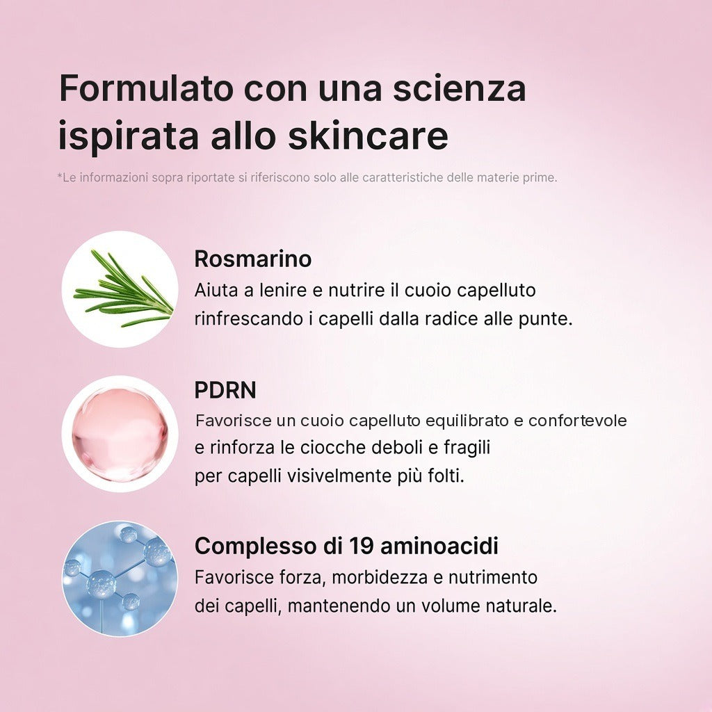 Balsamo capelli e cute Rosmarino PDRN