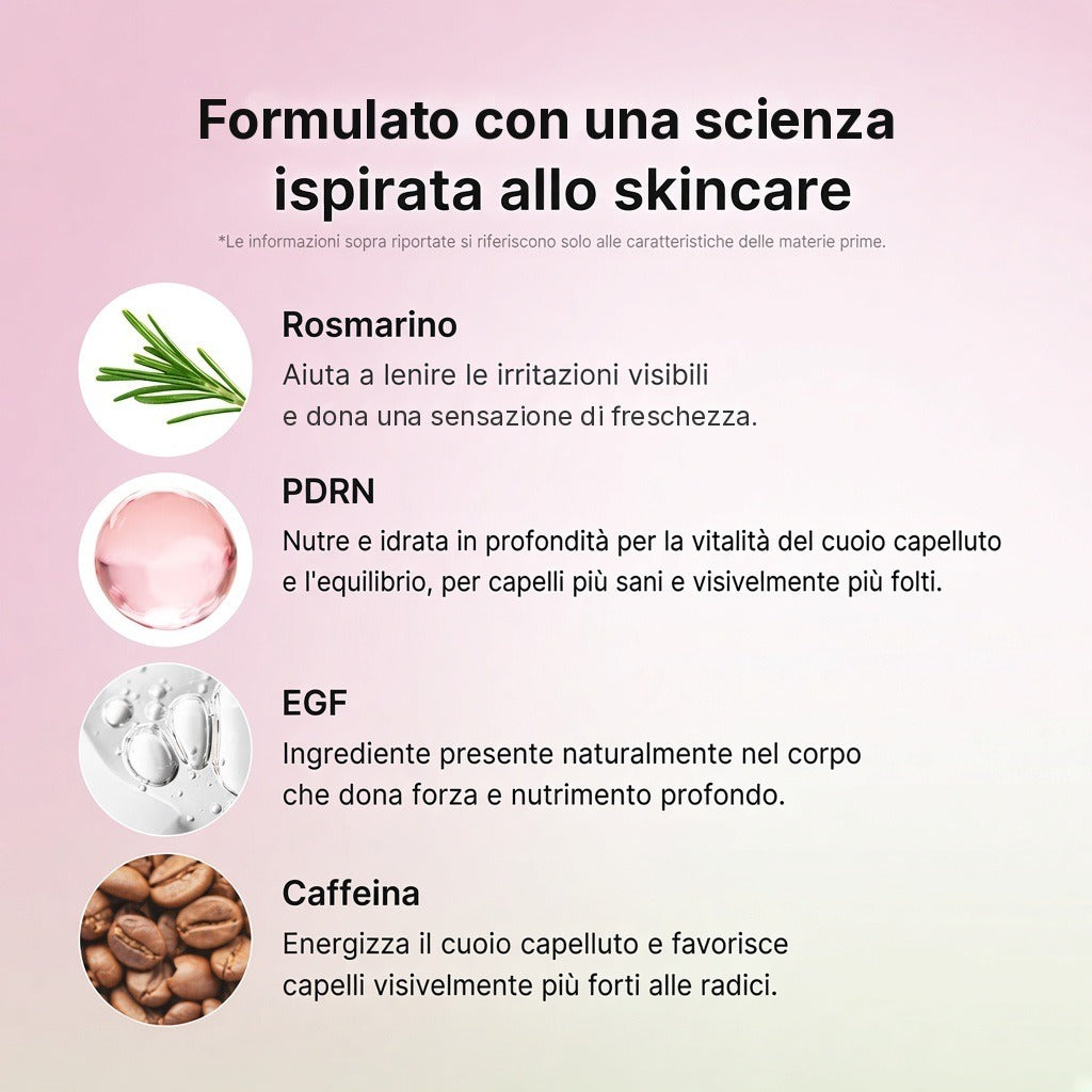 Siero per cuoio capelluto Rosmarino PDRN