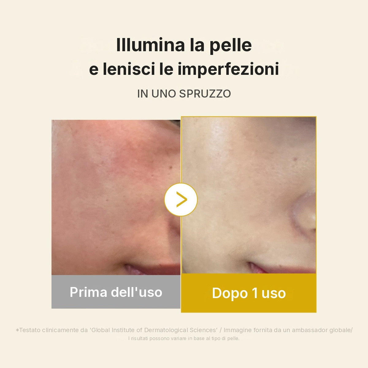 Siero spray Gold Jelly Vitamine Acido Cogico e Curcuma