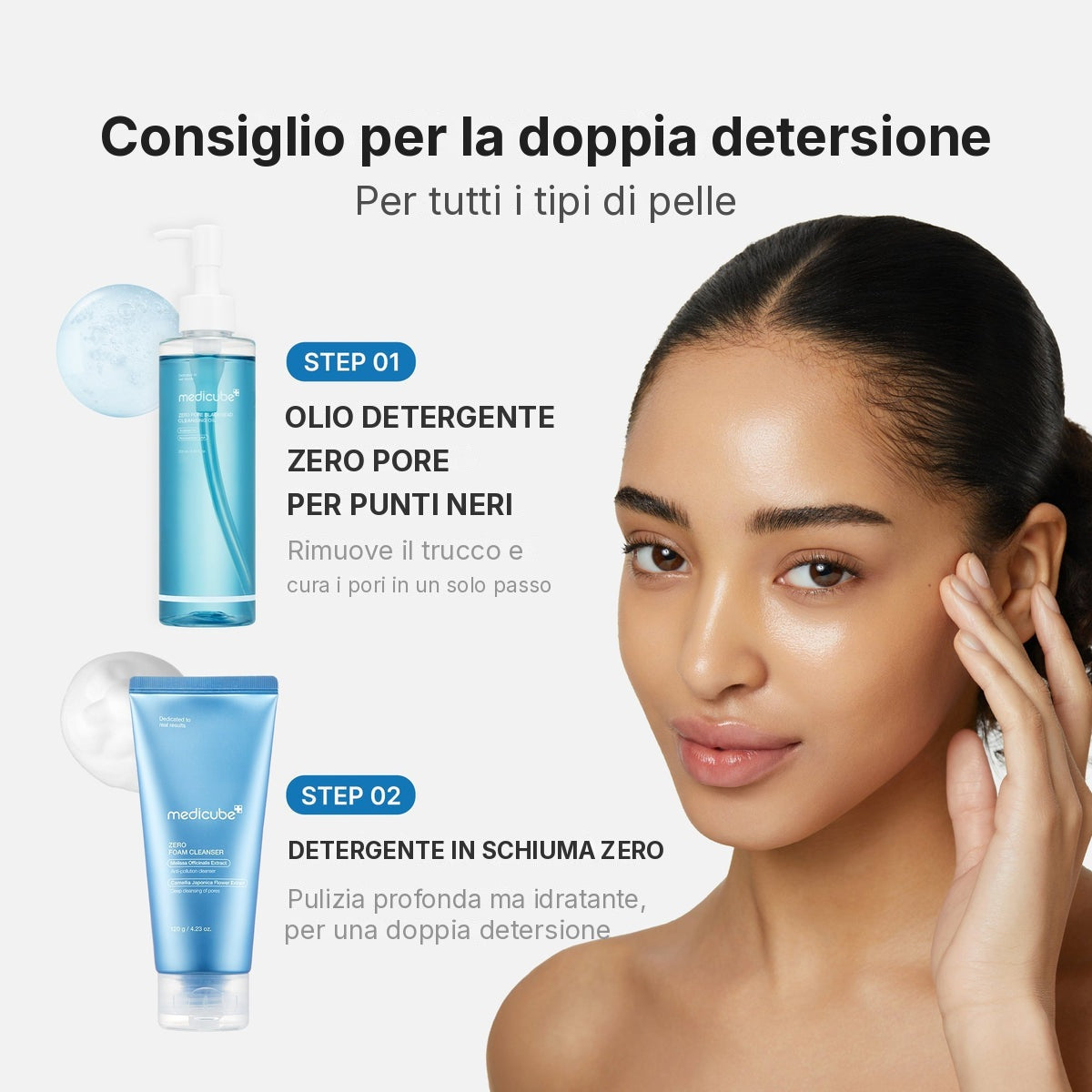 Olio detergente profondo anti-punti neri Zero Pore
