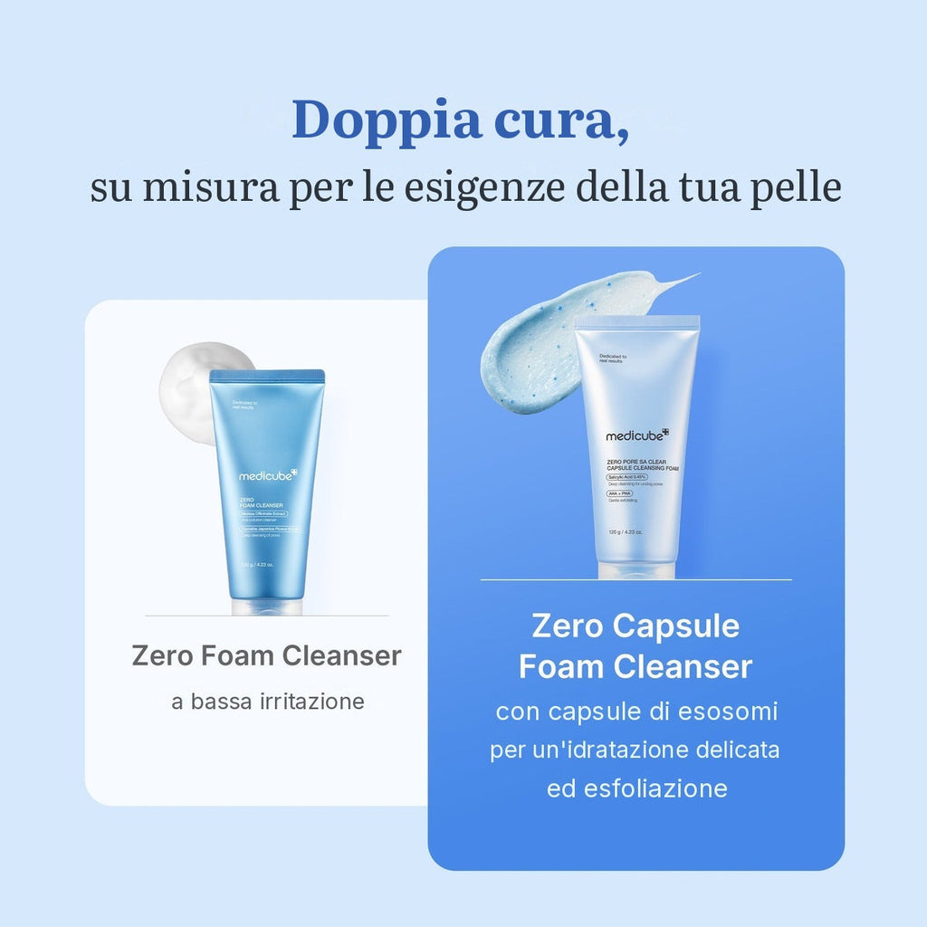 Schiuma detergente in capsule Zero Pore